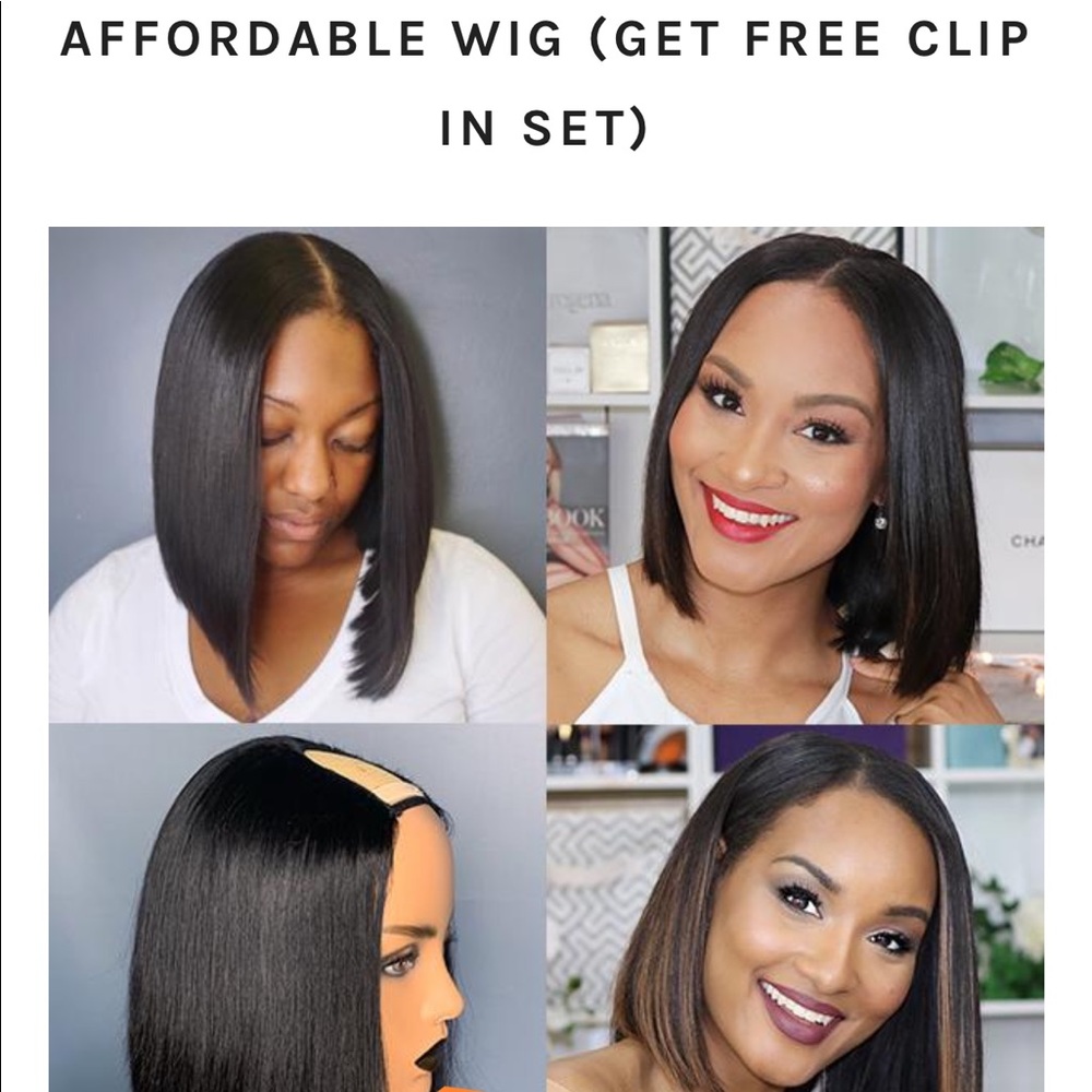 LUV ME U part Wig 1B New NEVER WORN